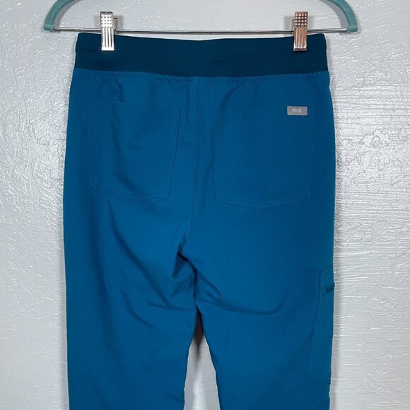 Figs Women XXS Alps Blue Zamora Jogger Scrub Pants Pockets Yoga Waistband - Picture 7 of 9
